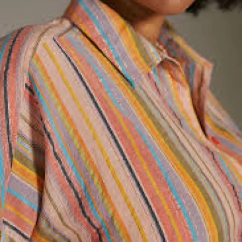 Pilcro Multicolor Striped Button Down Shirt - Picture 2 of 10